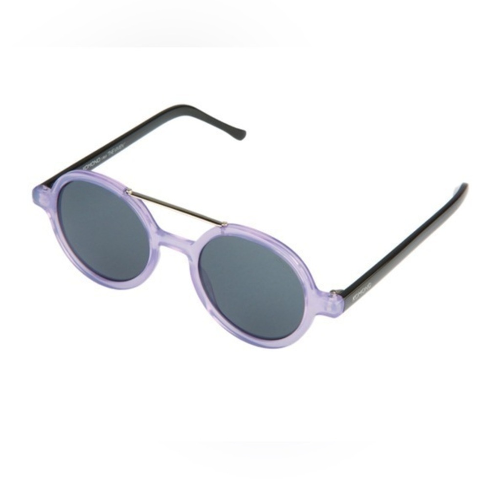 Komono Sunglasses NEW violet purple black round frame